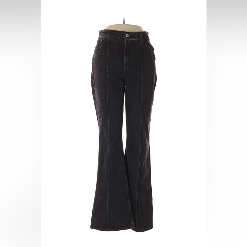 Abercrombie & Fitch Black High Rise Flare Jeans